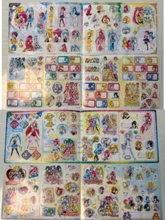 プリキュアオールスターズNewStage3 永遠のともだち　ステッカー4枚セット