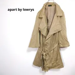 アパートバイローリーズ【L】トレンチコート　羽織り　ジャケット　レーヨン