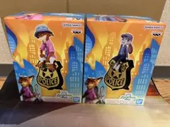 【微箱ダメージあり】ニック ジュディ モニタートップフィギュア ズートピア 2種
