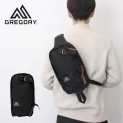 GREGORY グレゴリー ボディバッグ ブラック ウエストポーチ