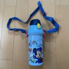 美品！東京ディズニーリゾート　限定　ミッキー 子ども用水筒　青
