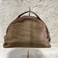 BORBONESE ボルボネーゼ ハンドバック　ブラウン　レディース　うずら柄