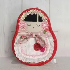 ハンドメイド　布ポーチ