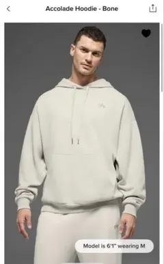 【新品未開封】Accolade Hoodie - Bone (M)