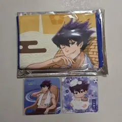 ブルーロック 極楽湯 楽スパ マフラータオル コースター 烏旅人