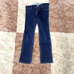 サイズ140濃紺 ストレートパンツ