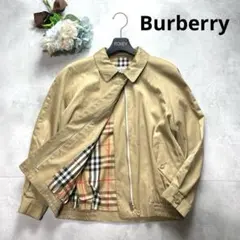 高級感✨バーバリー ブルゾン ジャケット スウィングトップ ノバチェック ホース