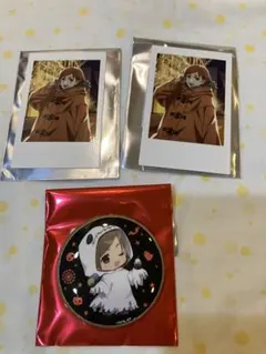 呪術廻戦　マルキューブ　コラボ　ポラショット　缶バッジ　釘崎野薔薇