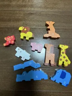Benesseこどもチャレンジ/動物積み木/知育玩具