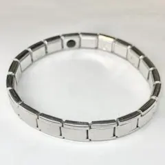 希少 ゲルマニウム ブレスレット 磁気 健康 シルバーのサムネイル