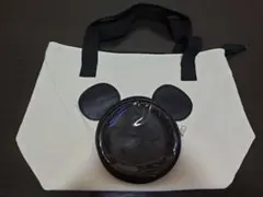 ミッキーマウス耳付きトートバッグ