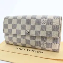 美品✨ルイヴィトン ダミエ アズール ポルトフォイユ サラ 長財布