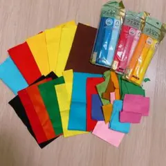 【値下げ】フェルト生地/端切れ　まとめ売り