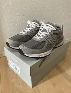 美品　new balance U990GR4 グレー 26.5cm 990V4