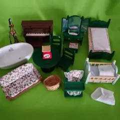 シルバニア　家具セット8点セット