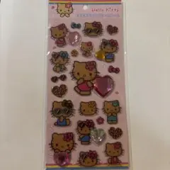 ハローキティ　キラキララインストーンシール　日焼け