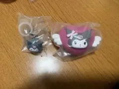 カプセルトイ　サンリオ　クロミ　2個セット　めしるし