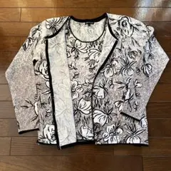 LEO&UGO フランス製　再値下げ ニットアンサンブル(半袖と長袖) Ｌサイズ