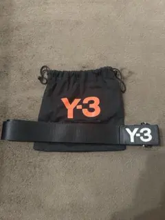 ※最終値下※Y-3 ブラックベルト　 収納袋付き