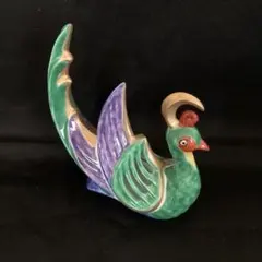 唐代の三彩孔雀型の果物皿 工芸品 美術品 置物 - メルカリ