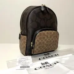 COACH シグネチャー バッグパック グレー RG584 - メルカリ