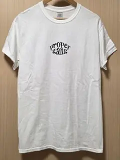 PROPER GANG プロパーギャング Tシャツ 白 M USA製 - メルカリ