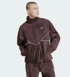 adidas コーデュロイブラウン ジャージセット 2XL