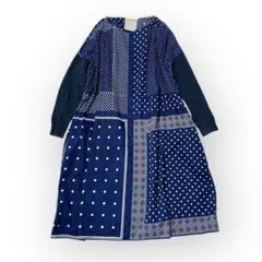 【最終値下げ中！】新品未使用！BEARDSLEY　ドットカラーレスワンピース BEARDSLEY（ビアズリー） ワンピース ドットギャザーワンピース