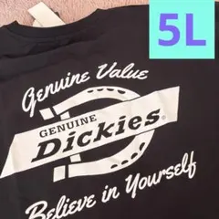 ディッキーズ　Tシャツ L Dickies Tシャツ 5Lサイズ　新品　黒