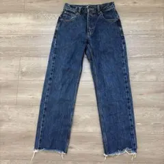 UNIQLO U ストレートデニム フリンジ裾