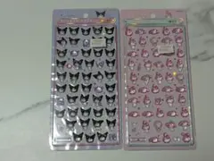 クロミ　マイメロディ ボンボンドロップシールミニ　2枚セット　サンリオ　正規品