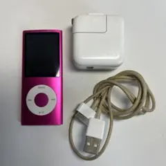 Apple iPod nano 第4世代 ピンク 8GB 本体 充電器セットのサムネイル