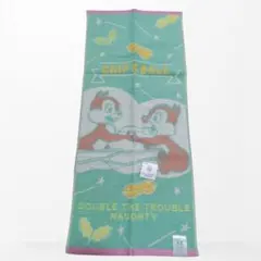 【新品タグ付き】チップとデール/フェイスタオル/ミントグリーン【定価1100円】