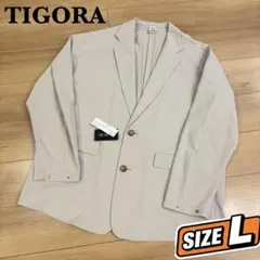 ティゴラ ゴルフ ビジネス テーラードジャケット ジャケット ストレッチ　Lのサムネイル