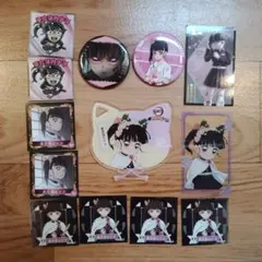 鬼滅の刃　栗花落カナヲ　アクリルコースター　缶バッジ　カード　シール　まとめ売り
