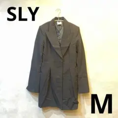 【美品】SLY スライ　コクーン　テーラード　ジャケット　パーティー　ブラック