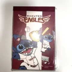 【未開封】ディズニーアスリーツシリーズ　メモ帳　スティッチ　楽天イーグルス