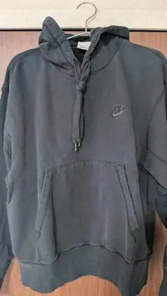 Nike ダークグレー フード付きパーカー L