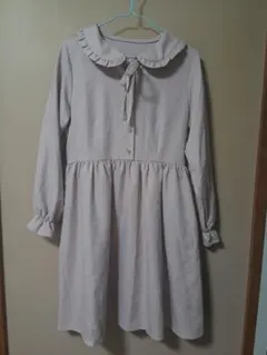 ems フレアワンピース フリル