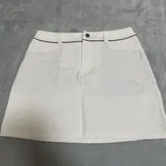 adidasレディース ゴルフスカート ホワイト