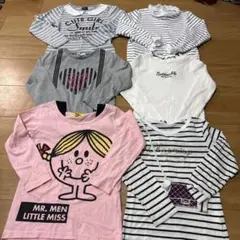 女の子長袖カットソー 6点セット 120cm