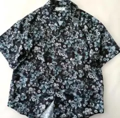 美品　Adrer 花柄 オープンカラー 半袖シャツのサムネイル