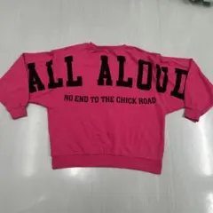 GYDA ゆうちゃみコラボスウェットトップス ゆうちゃみコラボ】ALLALOUD BIGスウェットトップス[品番：MKSW0047523