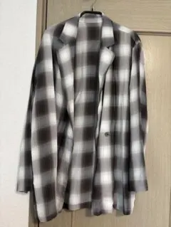 H Beauty&youth チェックテーラードジャケット