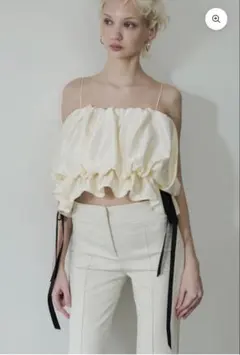BOVERA〈 RESTOCK 〉Satin Lueur Blouse - メルカリ