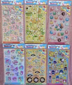 サンリオキャラクターズ キラッとシール キラキラシール ワッペン セリア 6種