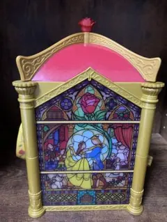 美女と野獣　ステンドグラス風ポップコーンバケット　ディズニー