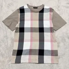 ブラックレーベルCB Tシャツ　カットソー　切替チェック　Mのサムネイル