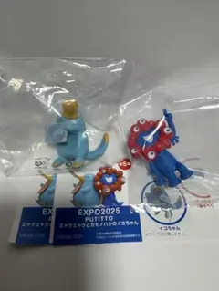 EXPO2025 ミャクミャクとカモノハシのイコちゃん　PUTITTO