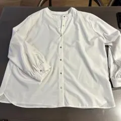 パフスリーブ ボタンシャツ LLサイズ